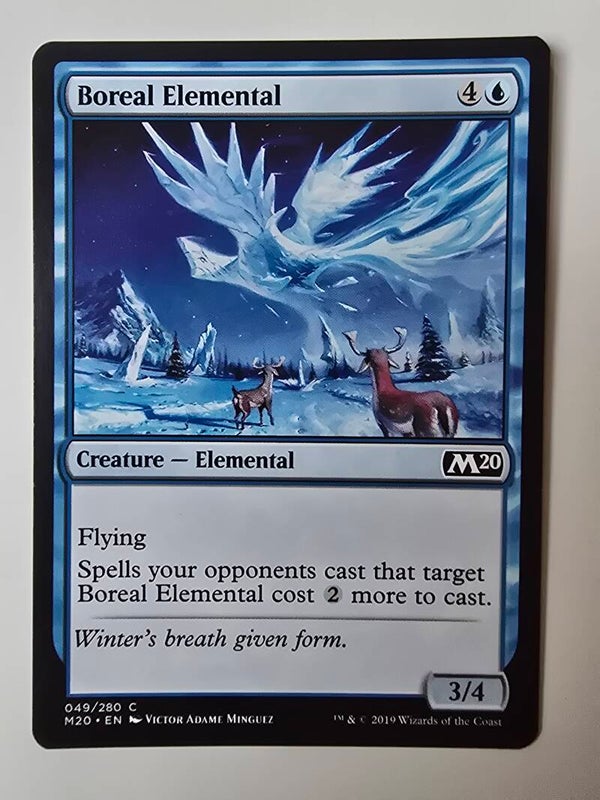 BOREAL ELEMENTAL (M20) (049/280 C) (MTG) (TRADING CARD)