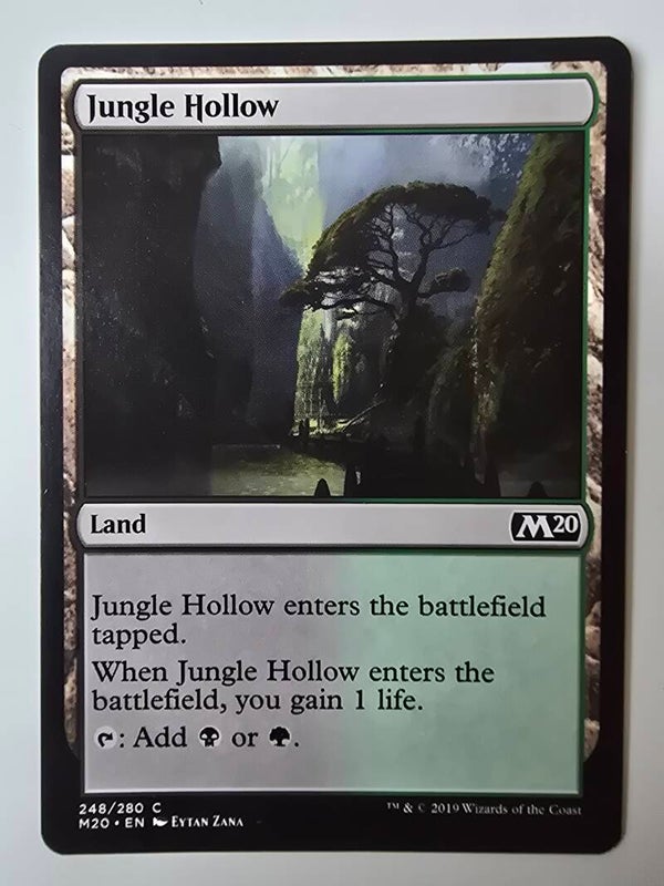 JUNGLE HOLLOW (M20) (248/280 C) (MTG) (TRADING CARD)