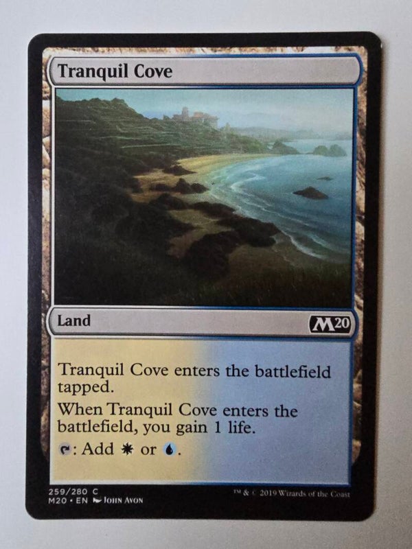 TRANQUIL COVE (M20) (259/280 C) (MTG) (TRADING CARD)