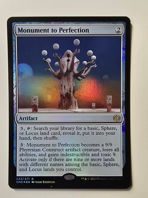 MONUMENT TO PERFECTION (ONE) (233/271 R) (FOIL) (MTG) (TRADING CARD)