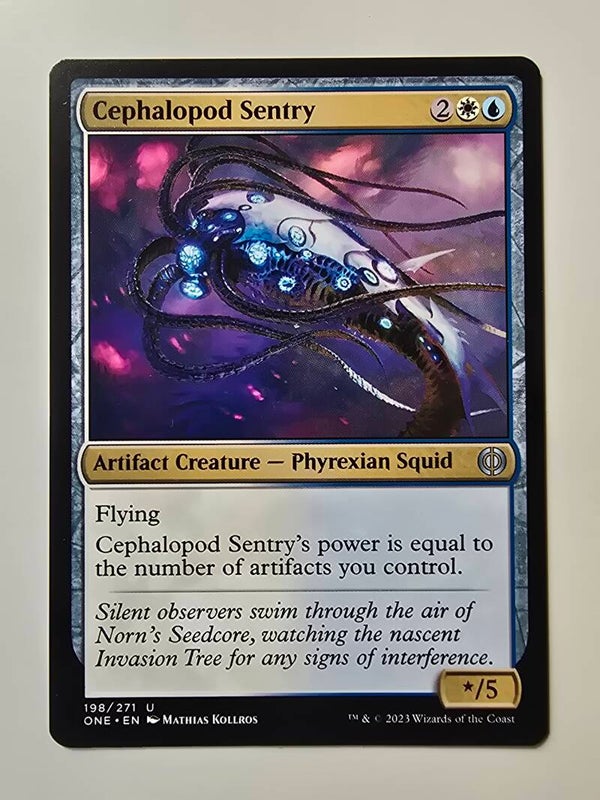 CEPHALOPOD SENTRY (ONE) (198/271 U) (MTG) (TRADING CARD)