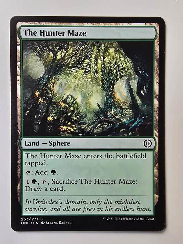 THE HUNTER MAZE (ONE) (253/271 C) (MTG) (TRADING CARD)