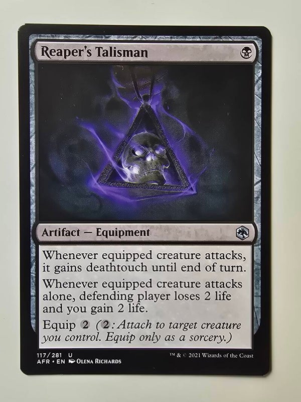 REAPER'S TALISMAN (AFR) (117/281 U) (MTG) (TRADING CARD)