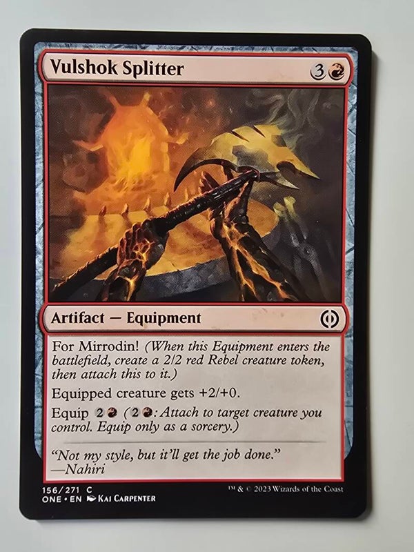 VULSHOK SPLITTER (ONE) (156/271 C) (MTG) (TRADING CARD)