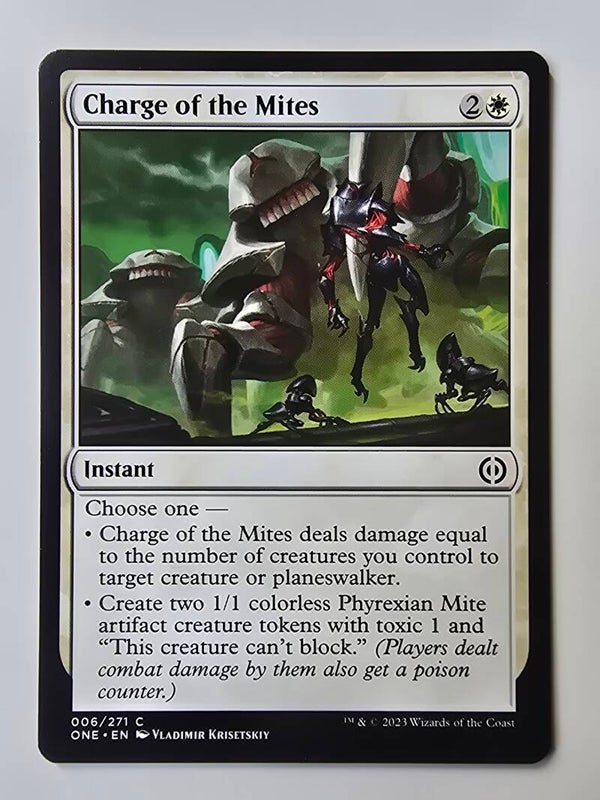 CHARGE OF THE MITES (ONE) (006/271 C) (MTG) (TRADING CARD)