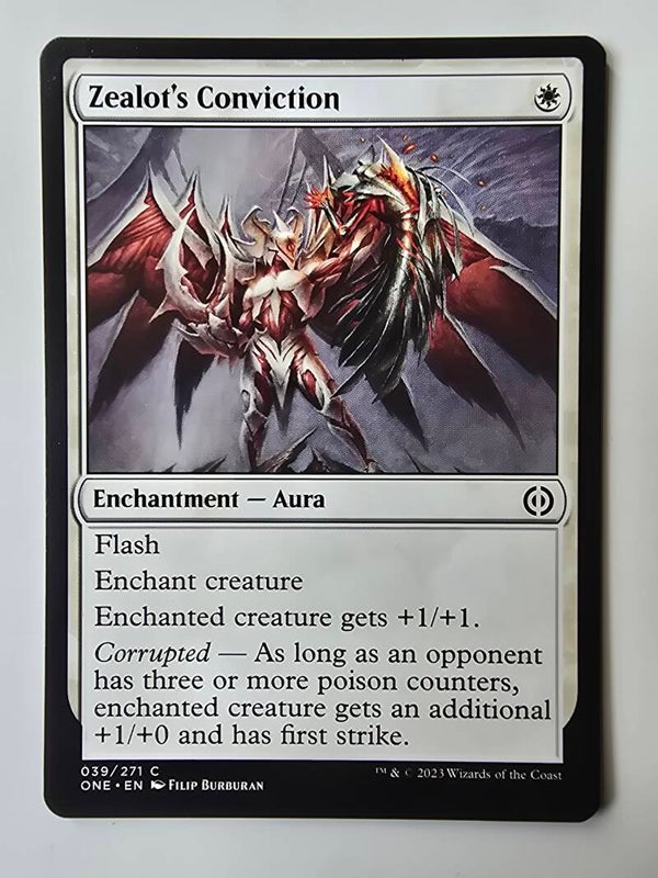 ZEALOT'S CONVICTION (ONE) (039/271 C) (MTG) (TRADING CARD)