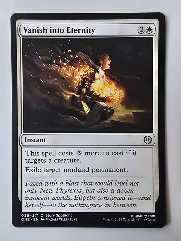 VANISH INTO ETERNITY (ONE) (036/271 C) (MTG) (TRADING CARD)