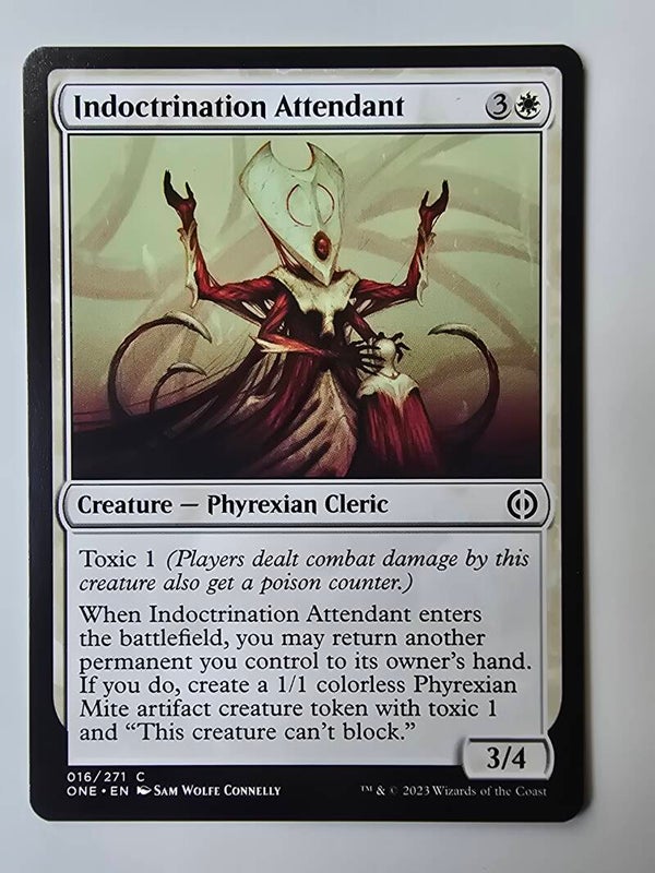 INDOCTRINATION ATTENDANT (ONE) (016/271 C) (MTG) (TRADING CARD)