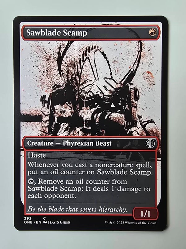 SAWBLADE SCAMP (ONE) (292 C) (MTG) (TRADING CARD)