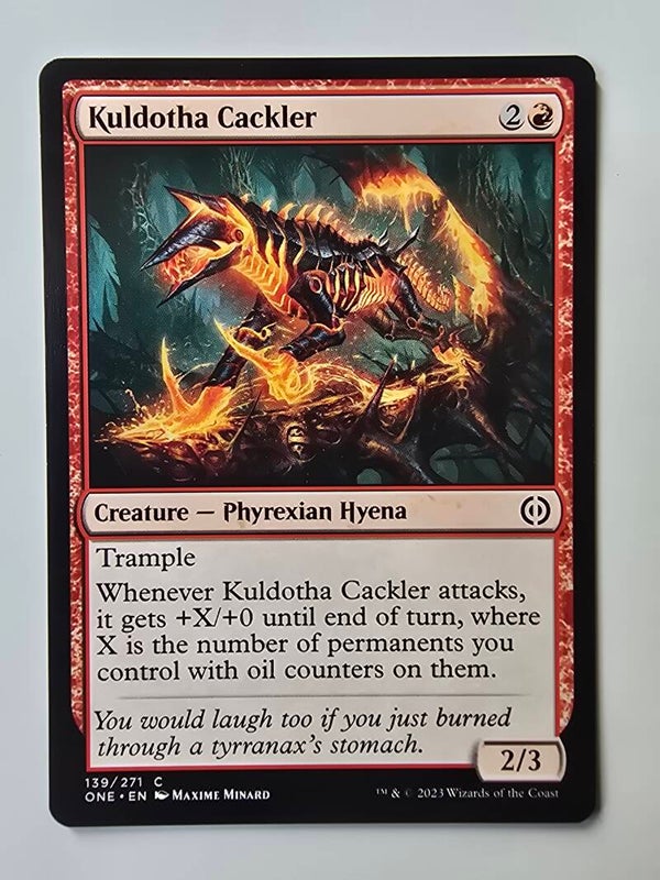 KULDOTHA CACKLER (ONE) (139/271 C) (MTG) (TRADING CARD)