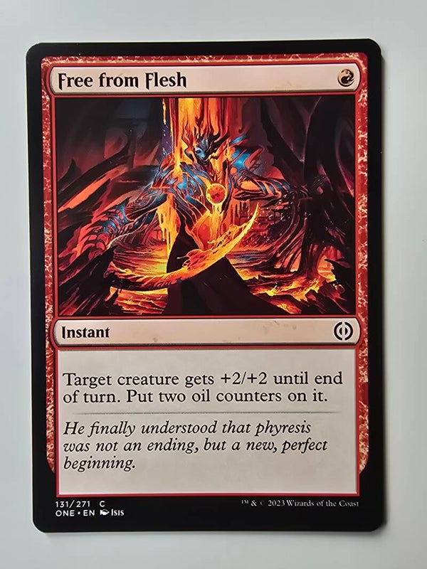 FREE FROM FLESH (ONE) (131/271 C) (MTG) (TRADING CARD)