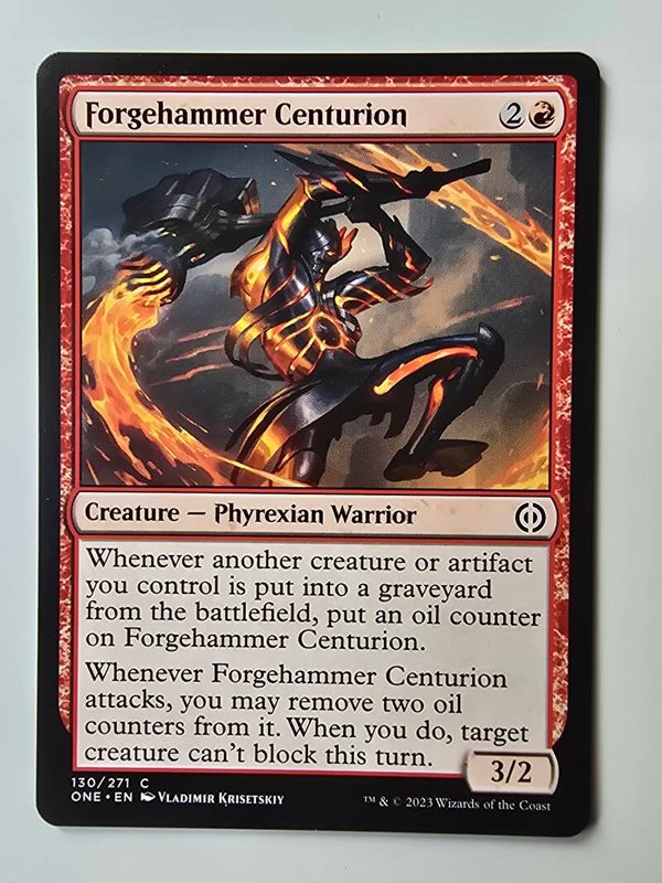 FORGEHAMMER CENTURION (ONE) (130/271 C) (MTG) (TRADING CARD)