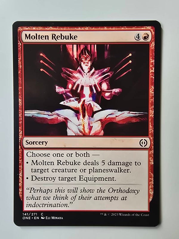 MOLTEN REBUKE (ONE) (141/271 C) (MTG) (TRADING CARD)
