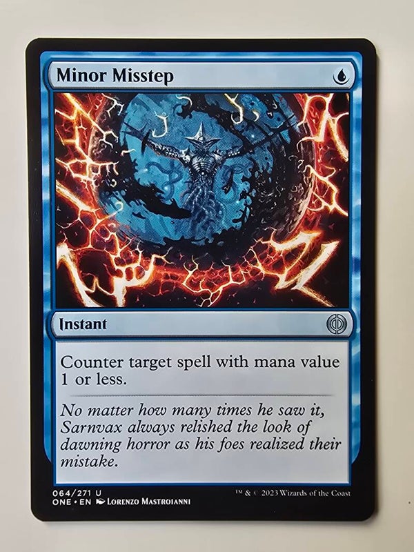 MINOR MISSTEP (ONE) (064/271 U) (MTG) (TRADING CARD)