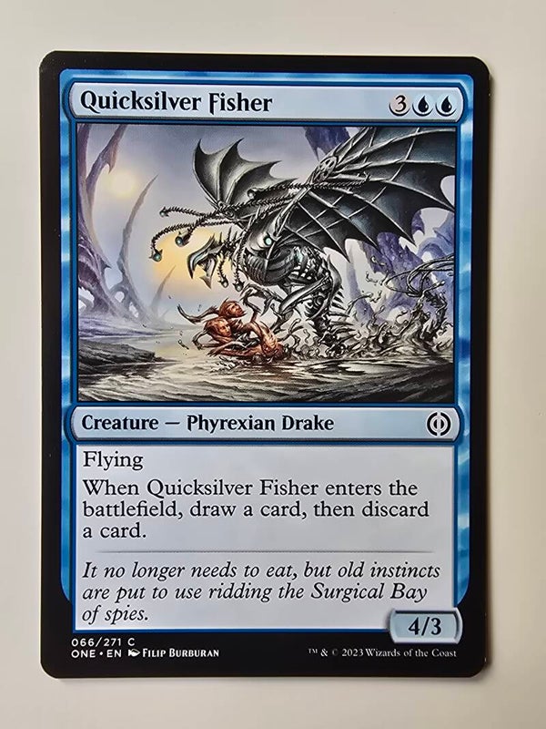 QUICKSILVER FISHER (ONE) (066/271 C) (MTG) (TRADING CARD)