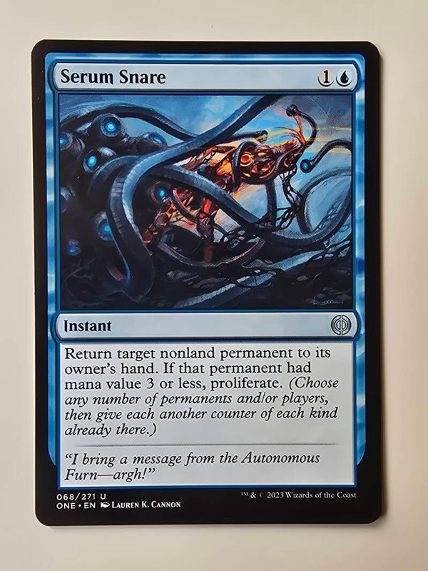 SERUM SNARE (ONE) (066/271 U) (MTG) (TRADING CARD)
