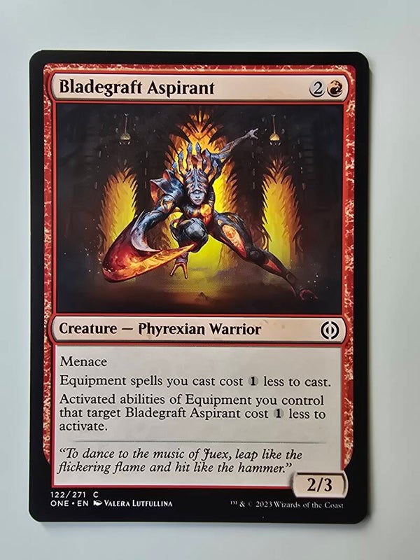 BLADEGRAFT ASPIRANT (ONE) (122/271 C) (MTG) (TRADING CARD)
