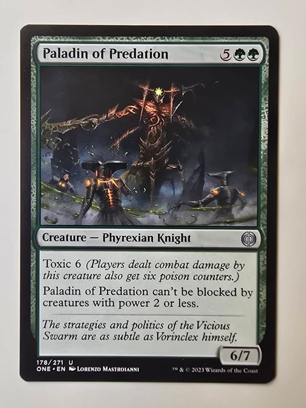 PALADIN OF PREDATION (ONE) (178/271 U) (MTG) (TRADING CARD)
