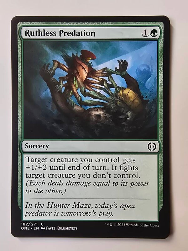 RUTHLESS PREDATION (ONE) (182/271 C) (MTG) (TRADING CARD)