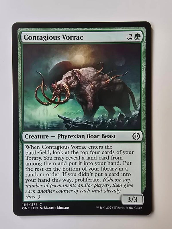 CONTAGIOUS VORRAC (ONE) (164/271 C) (MTG) (TRADING CARD)