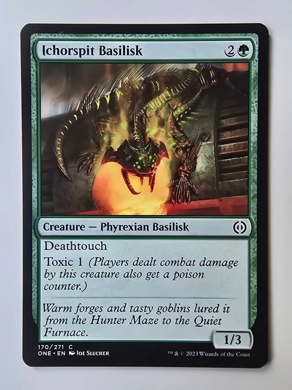 ICHORSPIT BASILISK (ONE) (170/271 C) (MTG) (TRADING CARD)