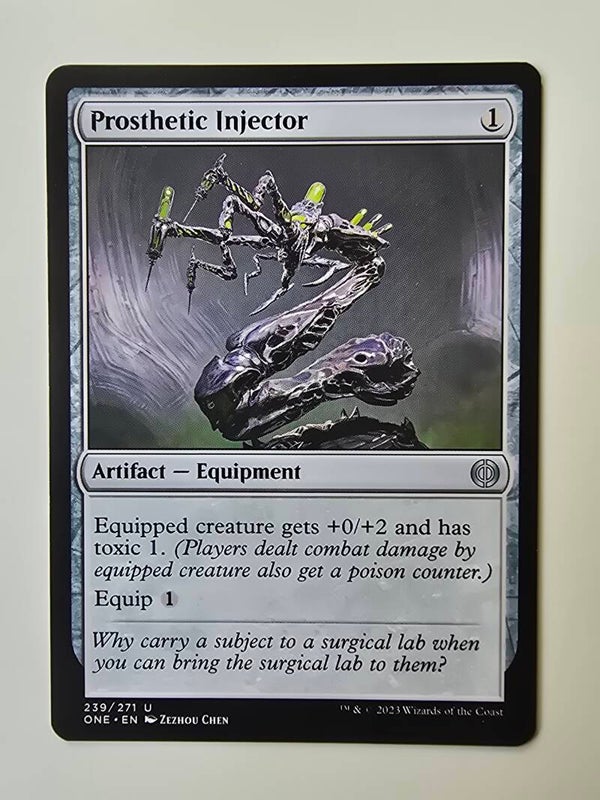 PROSTHETIC INJECTOR (ONE) (239/271 U) (MTG) (TRADING CARD)