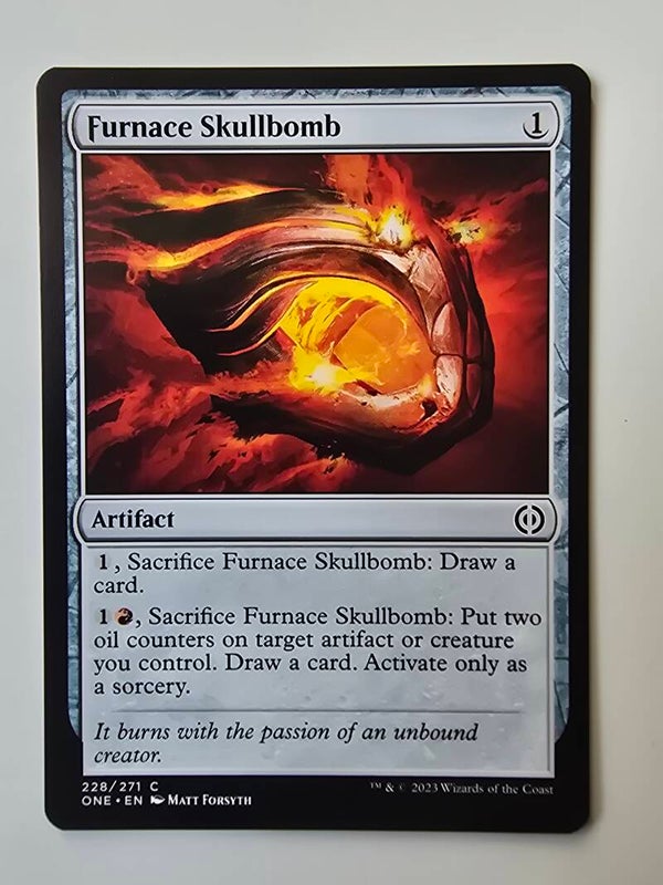 FURNACE SKULLBOMB (ONE) (228/271 C) (MTG) (TRADING CARD)