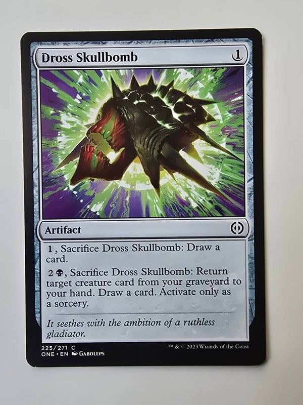 DROSS SKULLBOMB (ONE) (225/271 C) (MTG) (TRADING CARD)
