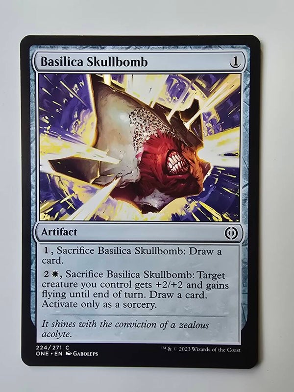 BASILICA SKULLBOMB (ONE) (224/271 C) (MTG) (TRADING CARD)