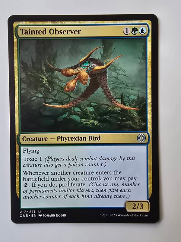 TAINTED OBSERVER (ONE) (217/271 U) (MTG) (TRADING CARD)