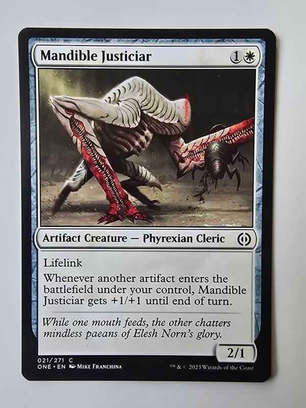 MANDIBLE JUSTICIAR (ONE) (021/271 C) (MTG) (TRADING CARD)