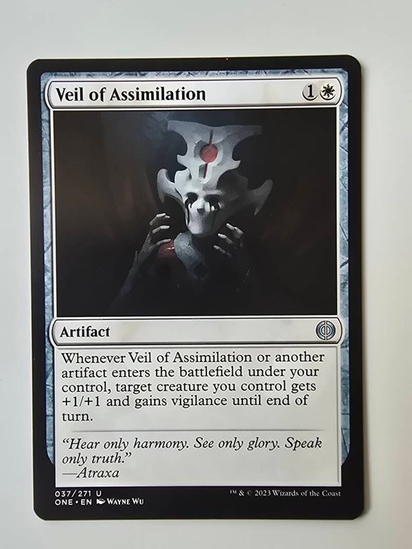 VEIL OF ASSIMILATION (ONE) (037/271 U) (MTG) (TRADING CARD)