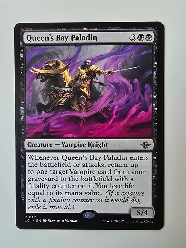 QUEEN'S BAY PALADIN (LCI) (R 0115) (MTG) (TRADING CARD)