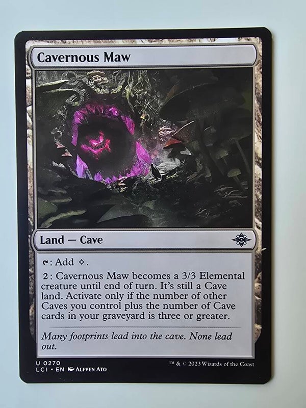 CAVERNOUS MAW (LCI) (U 0270) (MTG) (TRADING CARD)