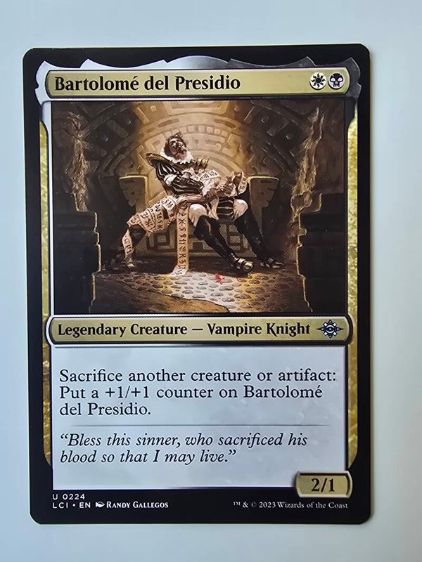 BARTOLOMÉ DEL PRESIDIO (LCI) (U 0224) (MTG) (TRADING CARD)