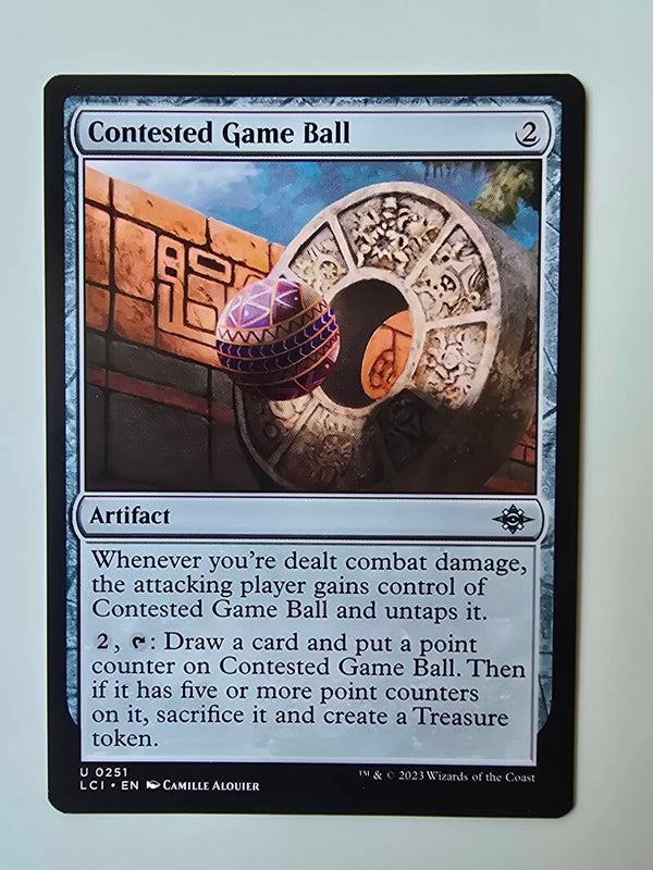 CONTESTED GAME BALL (LCI) (U 0251) (MTG) (TRADING CARD)