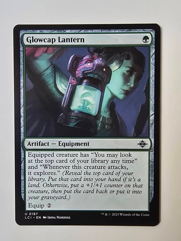 GLOWCAP LANTERN (LCI) (U 0187) (MTG) (TRADING CARD)