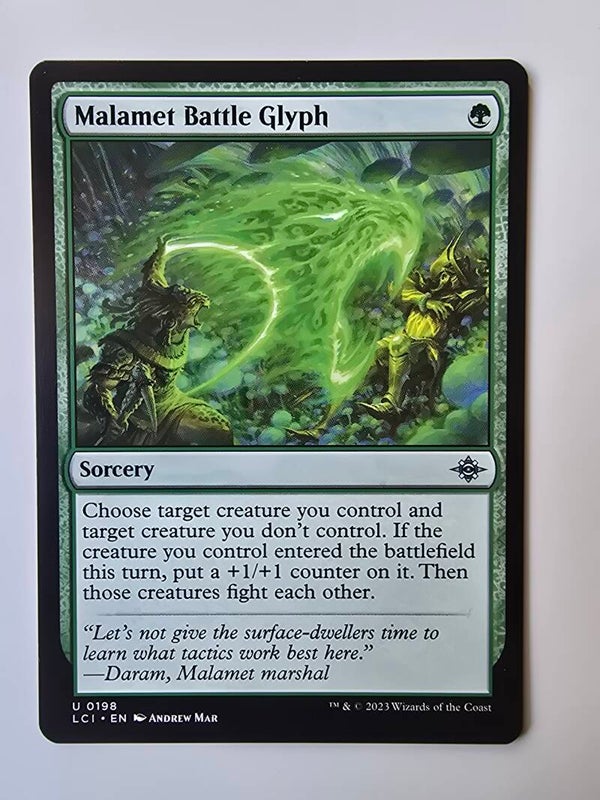 MALAMET BATTLE GLYPH (LCI) (U 0198) (MTG) (TRADING CARD)