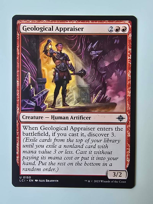 GEOLOGICAL APPRAISER (LCI) (U 0150) (MTG) (TRADING CARD)