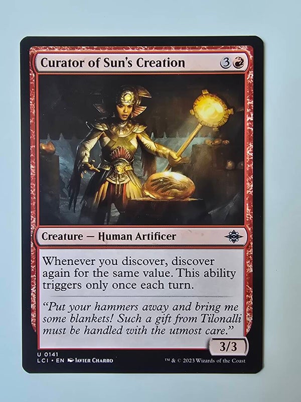 CURATOR OF SUN'S CREATION (LCI) (U 0141) (MTG) (TRADING CARD)