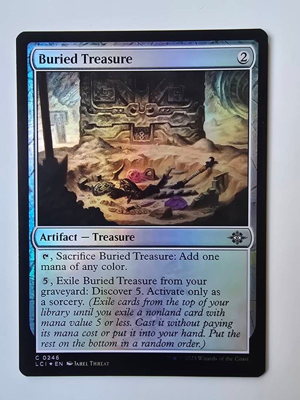 BURIED TREASURE (LCI) (C 0246) (FOIL) (MTG) (TRADING CARD)