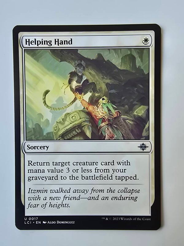 HELPING HAND (LCI) (U 0017) (MTG) (TRADING CARD)