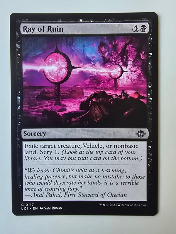 RAY OF RUIN (LCI) (C 0117) (MTG) (TRADING CARD)
