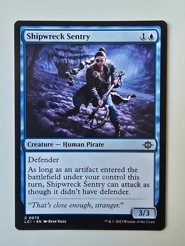 SHIPWRECK SENTRY (LCI) (C 0075) (MTG) (TRADING CARD)