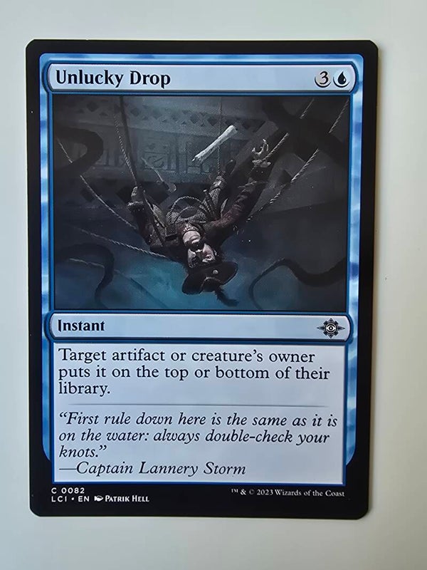 UNLUCKY DROP (LCI) (C 0082) (MTG) (TRADING CARD)