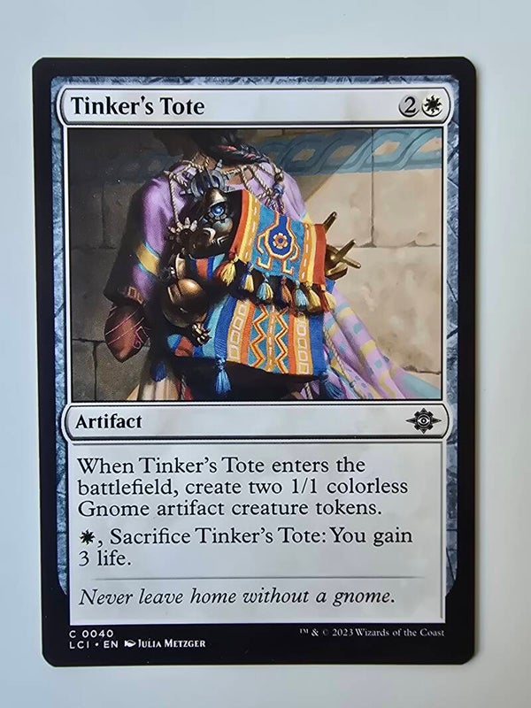 TINKER'S TOTE (LCI) (C 0040) (MTG) (TRADING CARD)
