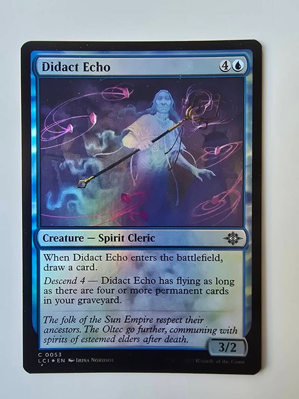 DIDACT ECHO (LCI) (C 0053) (FOIL) (MTG) (TRADING CARD)