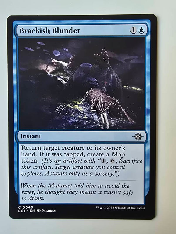 BRACKISH BLUNDER (LCI) (C 0046) (MTG) (TRADING CARD)
