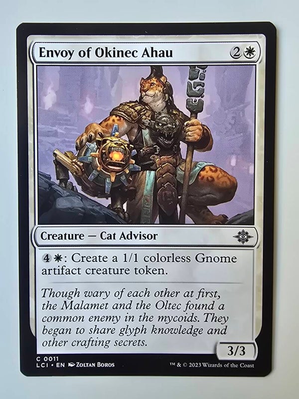 ENVOY OF OKINEC AHAU (LCI) (C 0011) (MTG) (TRADING CARD)