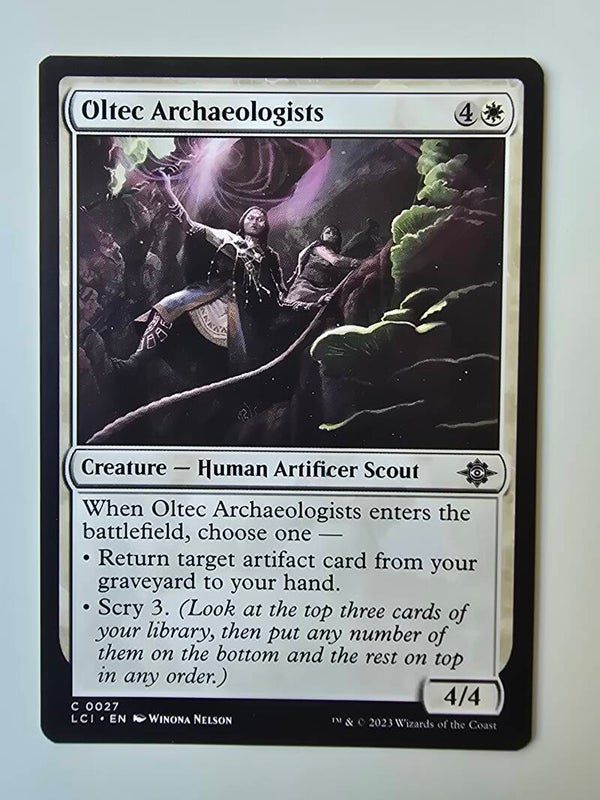 OLTEC ARCHAEOLOGISTS (LCI) (C 0027) (MTG) (TRADING CARD)